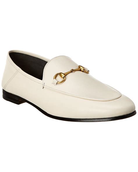 gucci grey loafers|Gucci white loafers ladies.